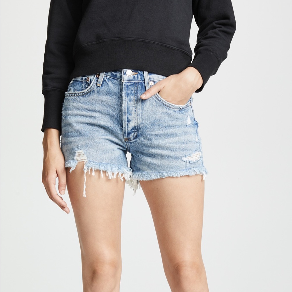 AGOLDE Parker Vintage Loose Fit Cutoff Shorts